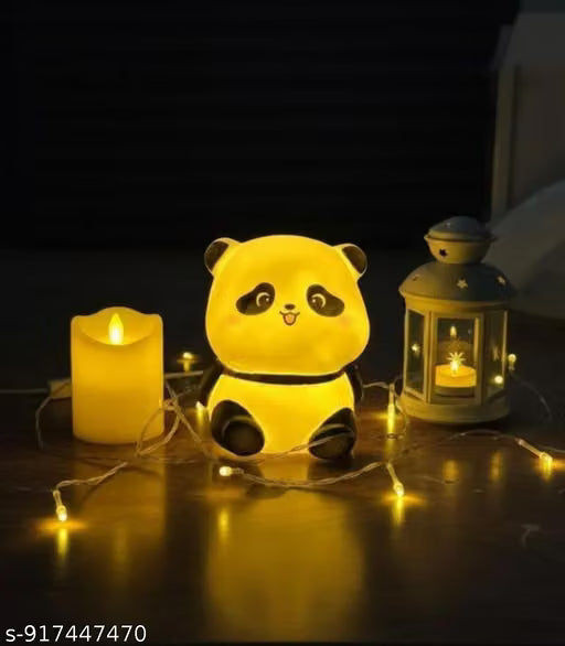 Cute Mini Panda Night Lamp | Desktop Lamp (Pack of 1)