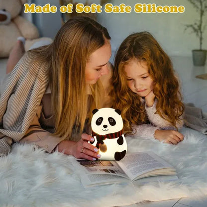 Panda Lamp, Night Lamp for Kids, Panda Touch Silicone Lamp
