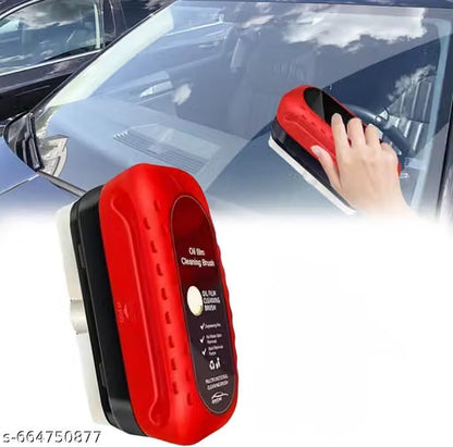 Automotive Oil Film Cleaning Brush | Car Glass Oil Film Remover